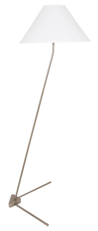 House of Troy Victory Floor Lamps with Fabric Shade in Champagne
