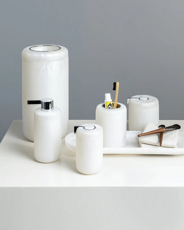 Botton Cotton Holder Pearl by Vallvé, front view