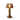 Amber glass shade portable LED lamp, Victoria brand, cordless table lighting for indoor use.