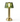 Green glass shade battery powered table lamp, Victoria, showing dimmable light on a dining table.