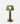Victoria Glass rechargeable lamp by NEOZ – Aged Brass with green glass shade