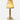 Victoria rechargeable lamp by NEOZ – Brass with pleated silk shade