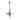 Bronze Finish Cityscape 36 inch Chandelier - Modern Intersecting Rod Design with Warm LED Light