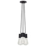 Modern outdoor wall sconce in matte black finish for commercial entryways