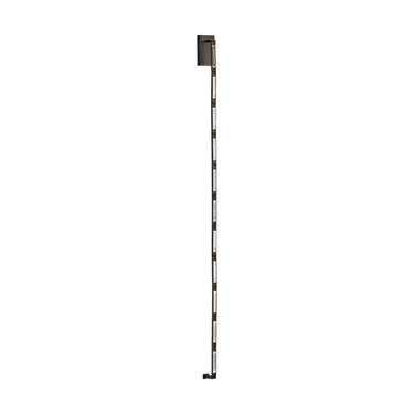Catena 57 wall sconce: modern brass & faceted crystal LED fixture for luxury interiors with bronze accent.