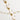 Visual Comfort Collier chandelier in natural brass finish, integrated LED, long drop design