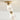 Natural brass finish Collier chandelier, sloped ceiling adaptable, modern crystal pendant light