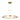 Natural Brass 30-Inch aluminum ring chandelier with dimmable LED for modern spaces