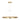 Fiama 36-inch plated brass LED suspension light with integrated dimmable LEDs
