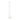 Modern white LED floor lamp, 65.3 inches tall, by Kelly Wearstler for Visual Comfort