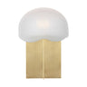 Fio Small LED Table Lamp 15.5" by Visual Comfort – Hand-Blown Glass & Brass Design