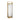 Visual Comfort Flacara 24 natural brass rechargeable table lamp with Murano-style glass shade