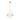 Visual Comfort Fues pendant light 14.8 inch in natural brass with clear glass shade