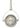 Dimmable LED directional spot head for kitchen or office lighting.