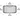 Energy-efficient Kai 15 inch flush mount ceiling light with aluminum frame and LED driver Line Drawing