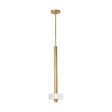 Kelly Wearstler Laurel 30” LED Pendant Light – Handcrafted Italian Glass & Brass Lighting Fixture