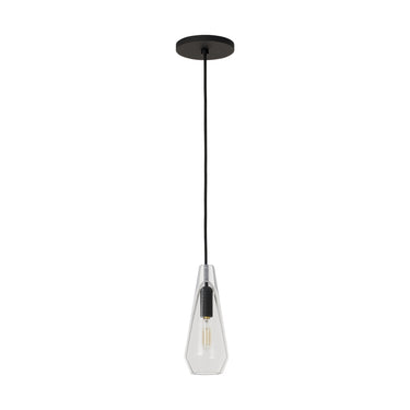 Contemporary Single Crystal Pendant - Lustra