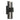 Black modern outdoor wall sconce, Visual Comfort Lyft 12 inch, sand-blasted diffuser, soft LED light