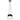 Black Linear 3-Light Mina Chandelier - Contemporary Pendant for Entryway