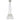 Contemporary Nickel Geometric Chandelier - Mina 3-Bulb Pendant for Living Area