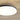 16 inch modern round flush mount, black finish, illuminating a living room.