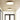 6 inch flush mount light, installed in a kitchen, providing even illumination.