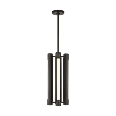 Bronze Capa 24 Inch LED Pendant Light by Visual Comfort Modern, modern dining room lighting.