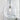Visual Comfort Quinton Pendant with Hand-Blown Clear Glass and Satin Nickel Finish for Residential Interiors