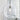 Visual Comfort Quinton Pendant with Hand-Blown Clear Glass and Satin Nickel Finish for Residential Interiors