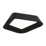 Rhonan LED flush mount ceiling light in Nightshade Black for modern residential and commercial interiors
