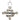 Mid-century modern chandelier with smoke globes and nickel detailing for stylish living or hospitality spaces