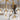 Branch Style Double Chandelier with Clear Glass and Brass for Contemporary Dining Areas