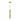 Minimalist brass hanging light fixture for residential and hospitality use