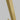 Natural brass LED wall sconce for commercial interiors with 64.1 inch vertical mounting option