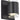 Black Voto round LED wall lamp, dimmable with a compatible dimmer switch, creating ambient light in a modern living room.