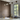 Wit modern linear fixture, 5 glass, showing the cylindrical glass and metal band design, kitchen island lighting.