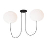 Visual Comfort Helium Double Globe LED Pendant Light – Commercial & Residential Use