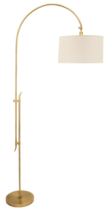 House of Troy 84" Windsor Adjustable Floor Lamps in Antique Brass