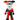 Harley Quinn Super Pop by Leblon Delienne, Black, Red & White colorway, 25 cm