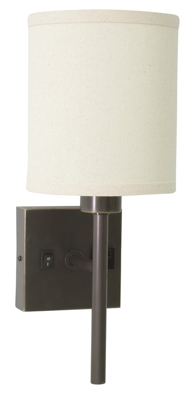 House of Troy Wall Swings in Oil Rubbed Bronze with Convenience Outlet