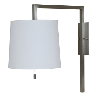 House of Troy Pin up wall lamp in satin nickel