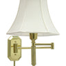 House of Troy Wall Swing Arm Lamp in Polished Brass
