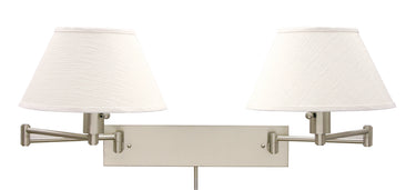 House of Troy Home/Office Double Wall Swing Satin Brass