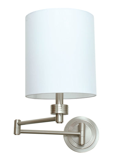 House of Troy Wall Swing Arm Lamp in Satin Nickel