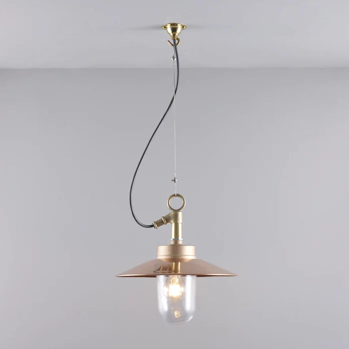Well Glass Pendant Light Visor of Original BTC