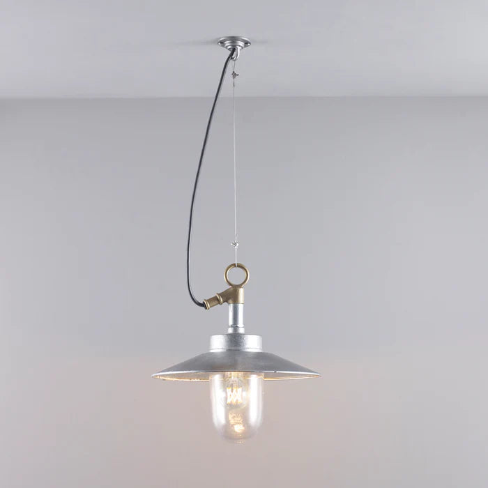 Well Glass Pendant Light Visor of Original BTC