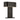 Modern dark bronze table lamp with natural alabaster diffuser, 22.3 inch height