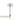 Koncept Yurei Co-Working Lamp Matte Black Edge Clamp 14" Acrylic Shade Blue