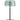Energy-efficient Yurei LED desk lamp with 60,000-hour lifespan ideal for sustainable office and home interiors with Aqua Blue shade