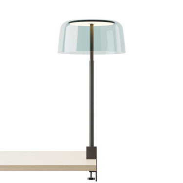 Yurei clamp desk lamp with adjustable LED for co-working spaces